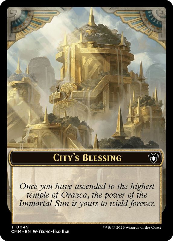 City's Blessing // Ogre Double-Sided Token - 49 // 28 - Token