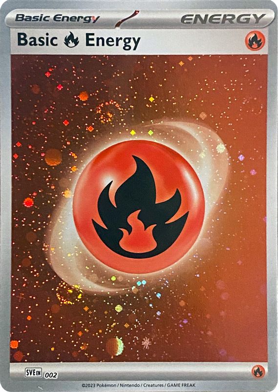 Basic Fire Energy (Cosmos Holo) - 002 - Common