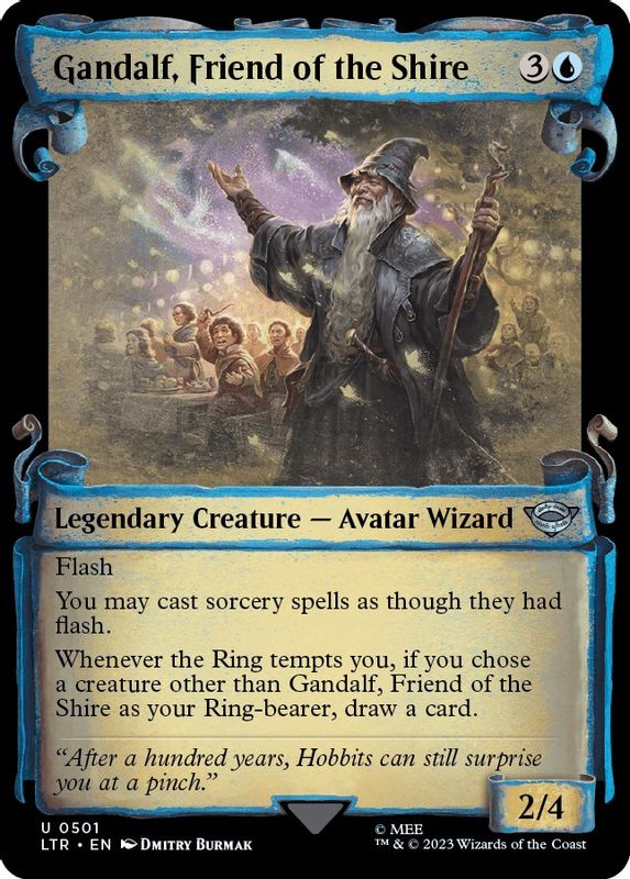Gandalf, Friend of the Shire (Showcase Scrolls) - 501 - Uncommon