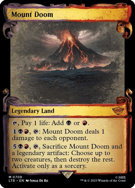 Mount Doom (Showcase Scrolls) - 709 - Mythic