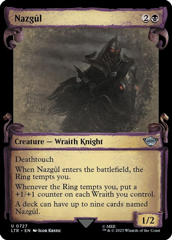 Nazgul (0727) (Showcase Scrolls) - 727 - Uncommon