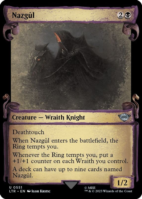 Nazgul (0551) (Showcase Scrolls) - 551 - Uncommon
