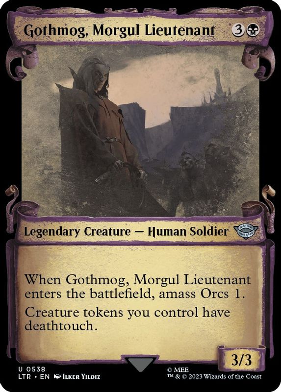 Gothmog, Morgul Lieutenant (Showcase Scrolls) - 538 - Uncommon