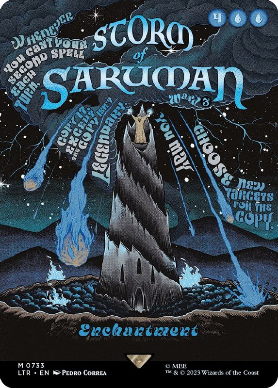 Storm of Saruman (Borderless Poster) - 733 - Mythic