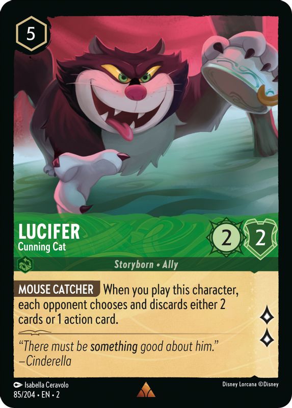 Lucifer - Cunning Cat - 85/204 - Rare