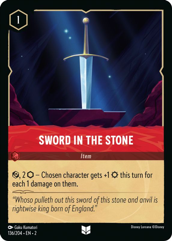 The Sword in the Stone - 136/204 - Uncommon