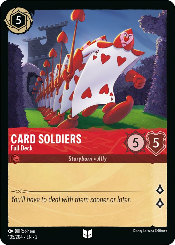 Card Soldiers - Full Deck - 105/204 - Uncommon