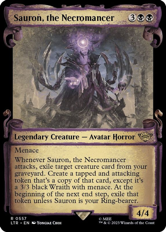 Sauron, the Necromancer (Showcase Scrolls) - 557 - Rare