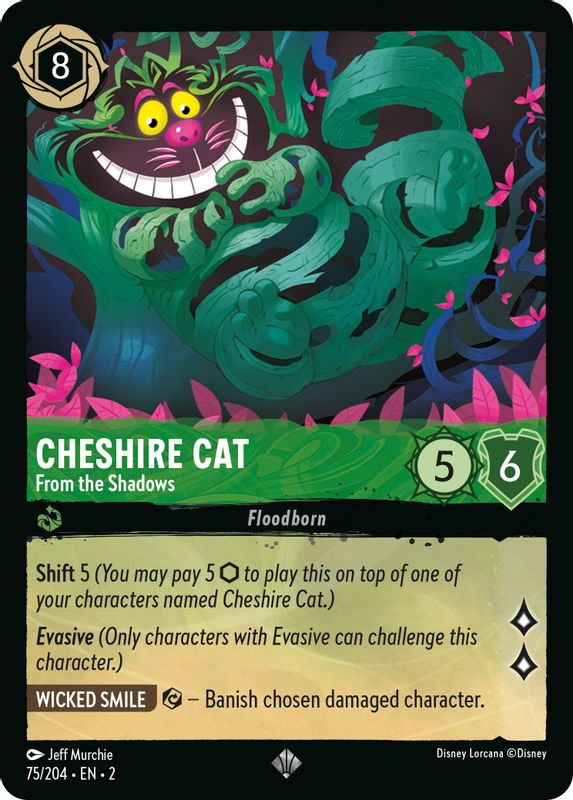Cheshire Cat - From the Shadows - 75/204 - Super Rare