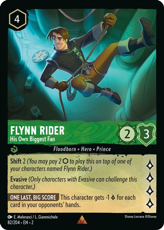 Flynn Rider - His Own Biggest Fan - 82/204 - Rare
