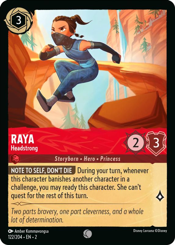 Raya - Headstrong - 122/204 - Common