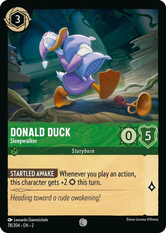 Donald Duck - Sleepwalker - 78/204 - Common