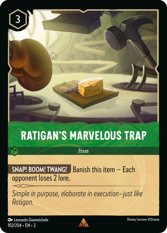 Ratigan's Marvelous Trap - 102/204 - Rare