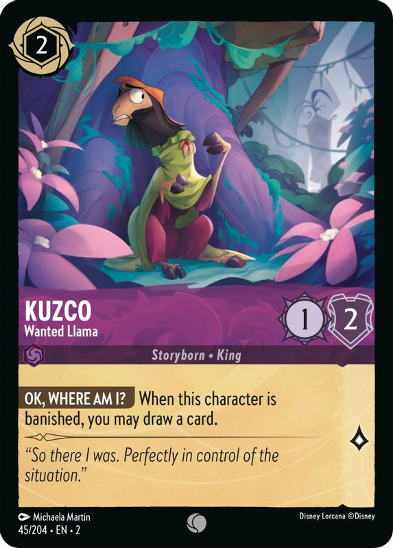 Kuzco - Wanted Llama - 45/204 - Common