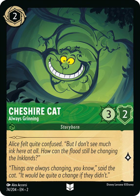 Cheshire Cat - Always Grinning - 74/204 - Uncommon
