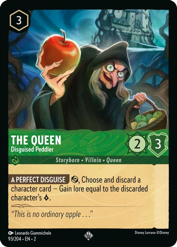 The Queen - Disguised Peddler - 93/204 - Super Rare