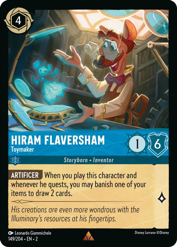 Hiram Flaversham - Toymaker - 149/204 - Rare