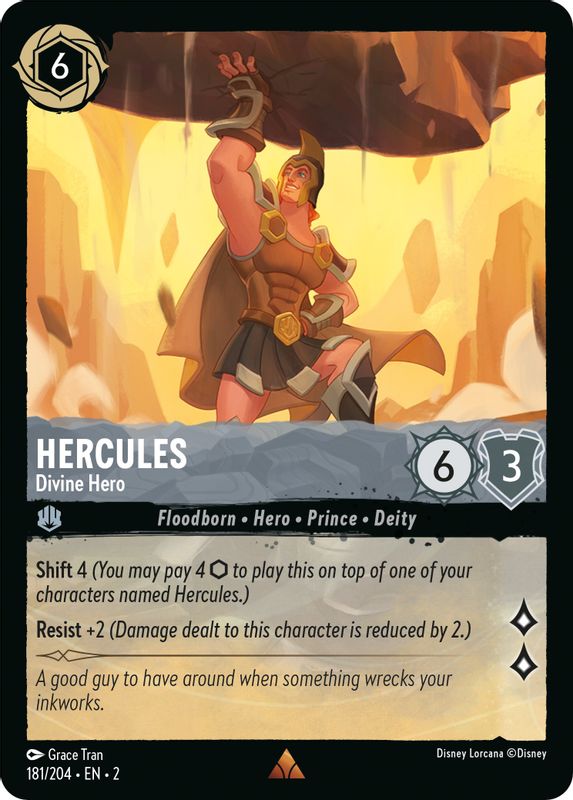 Hercules - Divine Hero - 181/204 - Rare