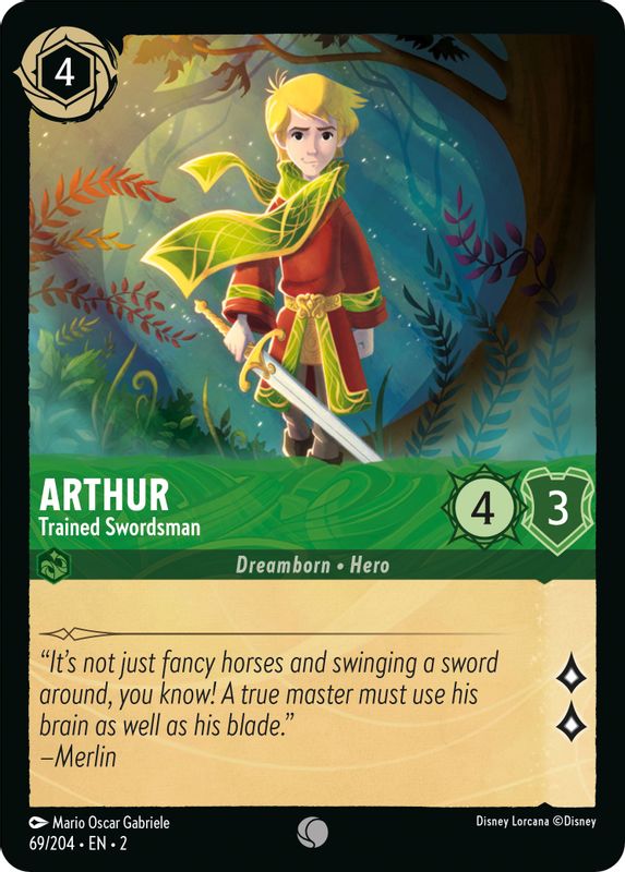 Arthur - Trained Swordsman - 69/204 - Common