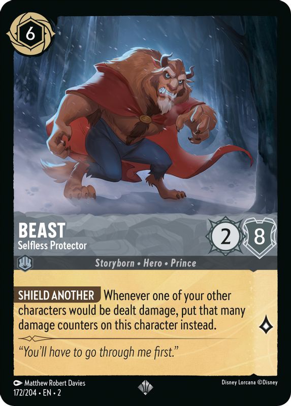 Beast - Selfless Protector - 172/204 - Super Rare