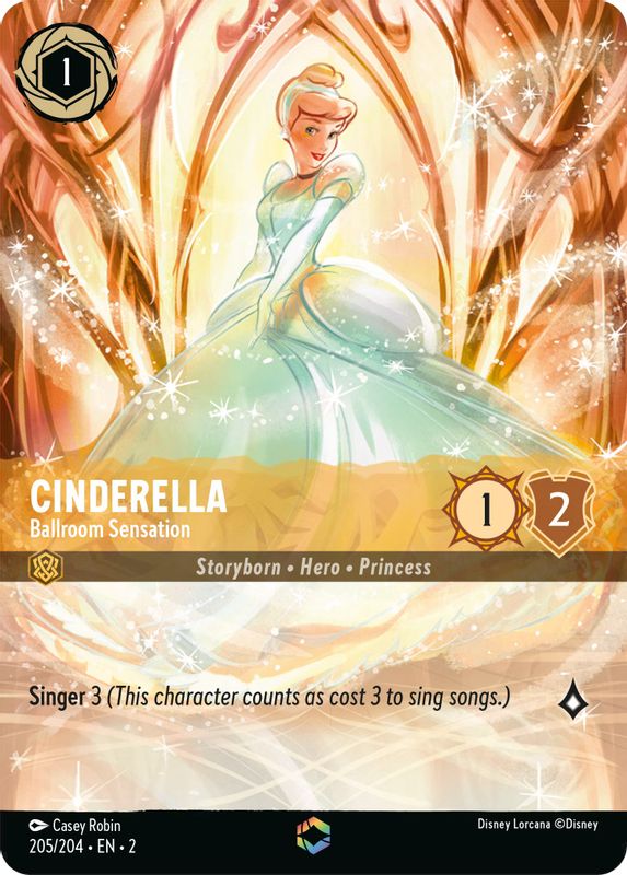 Cinderella - Ballroom Sensation (Alternate Art) - 205/204 - Enchanted
