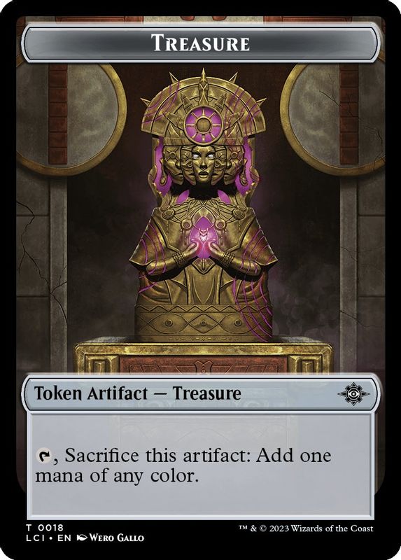 Treasure (0018) // Merfolk Double-Sided Token - 18 // 5 - Token