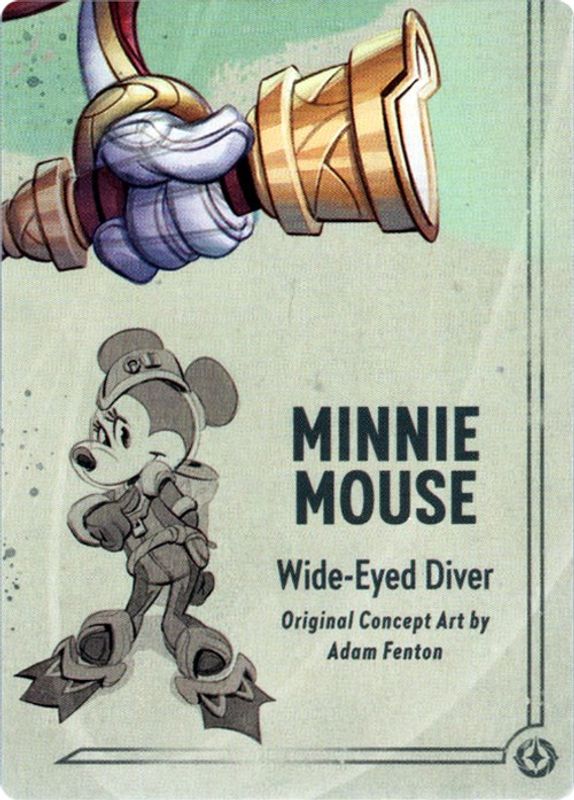 Minnie Mouse - Wide-Eyed Diver Puzzle Insert (Bottom Right) - None