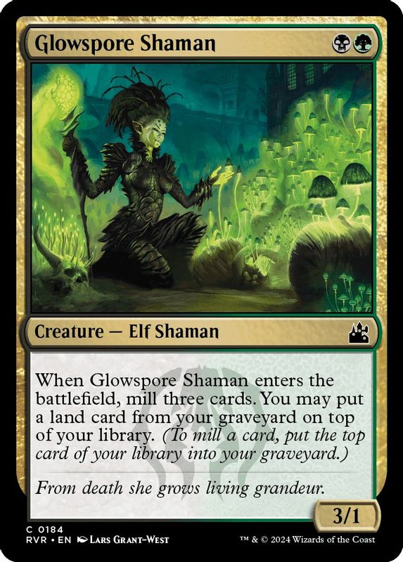 Glowspore Shaman - 184 - Common