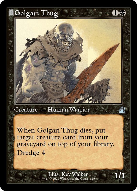 Golgari Thug (Retro Frame) - 325 - Uncommon