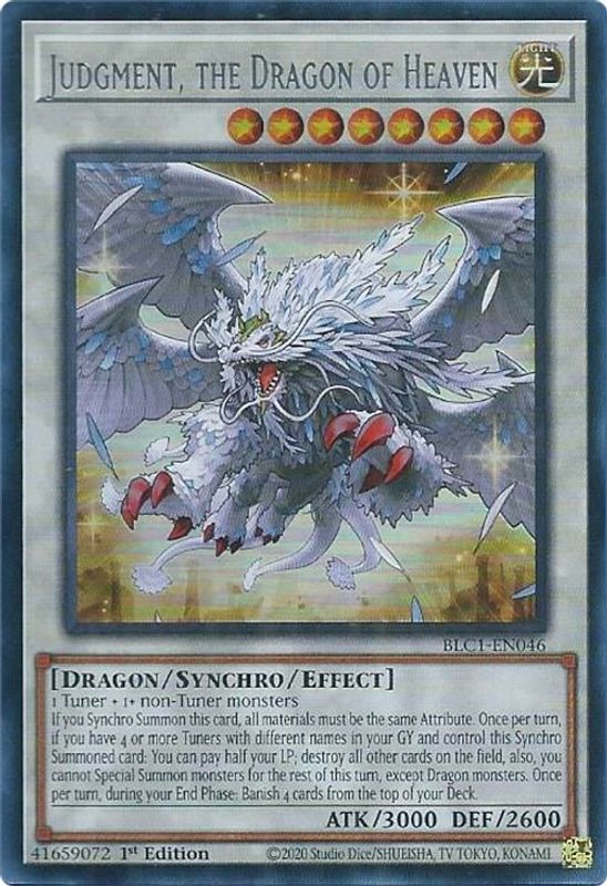Judgment, the Dragon of Heaven (Silver) - BLC1-EN046 - Ultra Rare