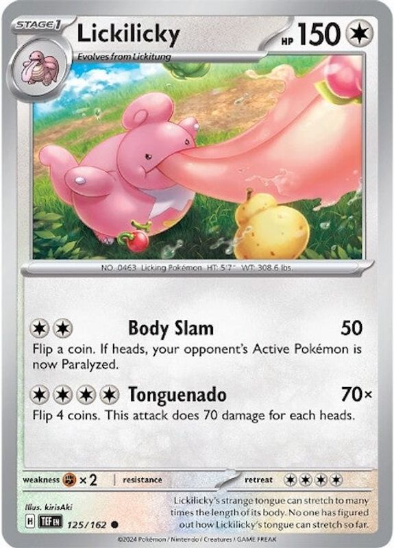 Lickilicky - 125/162 - Common