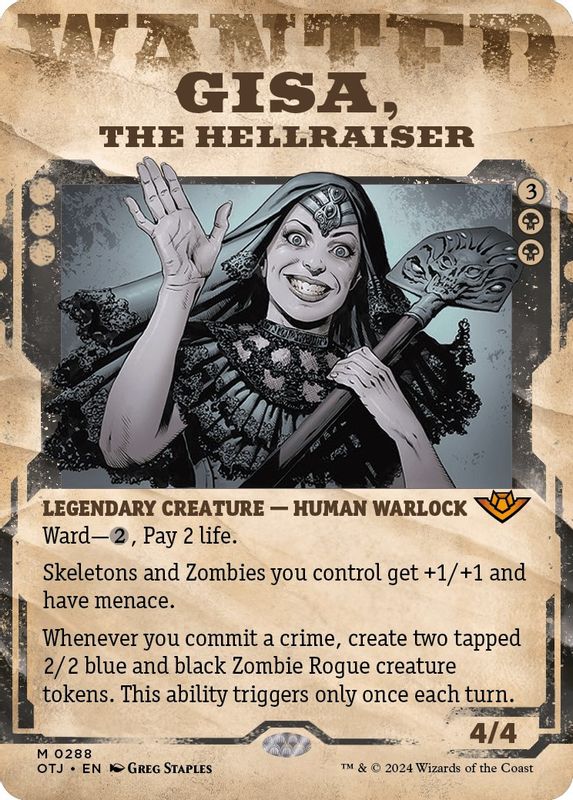 Gisa, the Hellraiser (Showcase) - 288 - Mythic