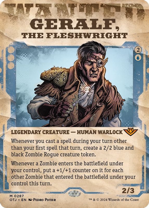 Geralf, the Fleshwright (Showcase) - 287 - Mythic