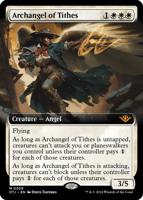 Archangel of Tithes (Extended Art) - 308 - Mythic