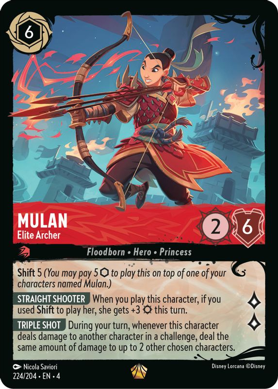 Mulan - Elite Archer (224/204) - 244/204 - Legendary