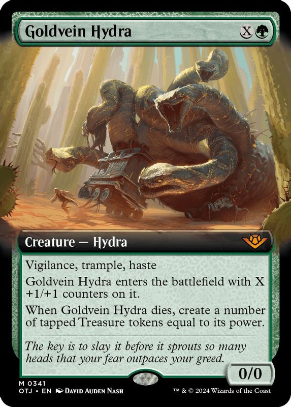 Goldvein Hydra (Extended Art) - 341 - Mythic