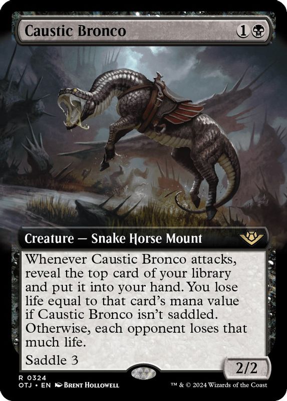 Caustic Bronco (Extended Art) - 324 - Rare