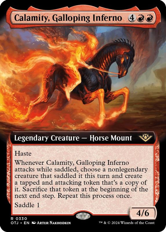 Calamity, Galloping Inferno (Extended Art) - 330 - Rare