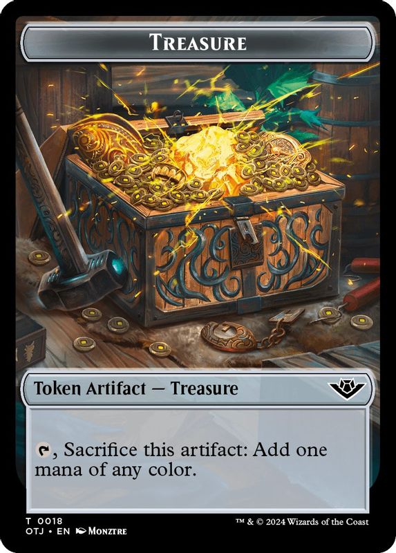 Treasure // Elemental Double-Sided Token - 18 // 12 - Token