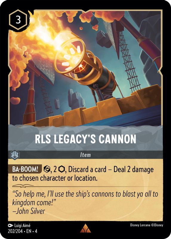 RLS Legacy's Cannon - 202/204 - Rare