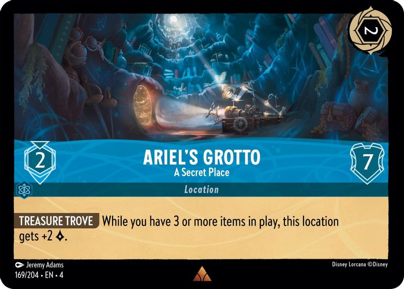 Ariel’s Grotto - A Secret Place - 169/204 - Rare