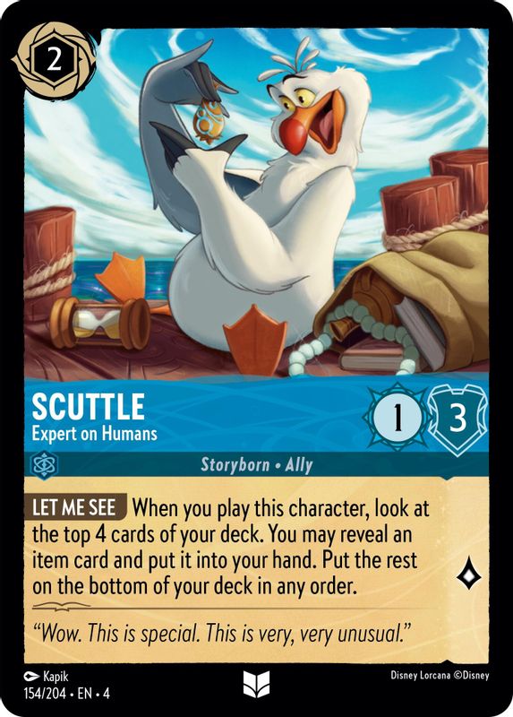 Scuttle - Expert on Humans - 154/204 - Uncommon