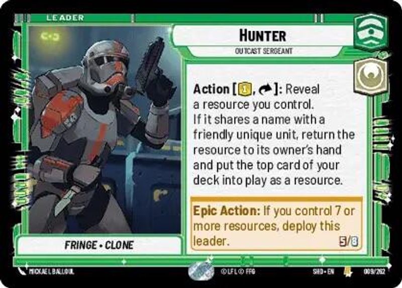 Hunter - Outcast Sergeant - 009/262 - Rare