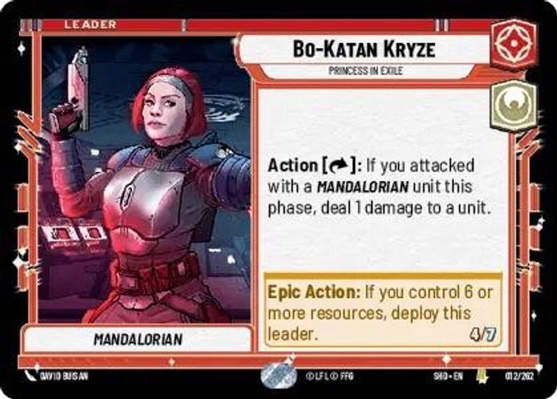 Bo-Katan Kryze - Princess in Exile - 012/262 - Rare