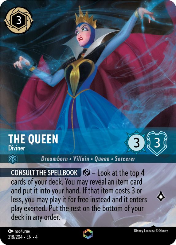 The Queen - Diviner (Enchanted) - 218/204 - Enchanted
