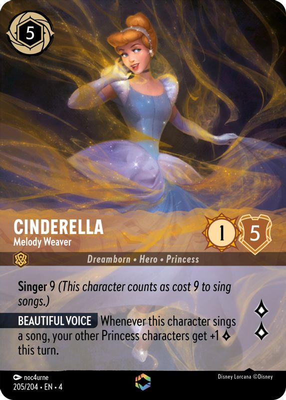 Cinderella - Melody Weaver (Enchanted) - 205/204 - Enchanted