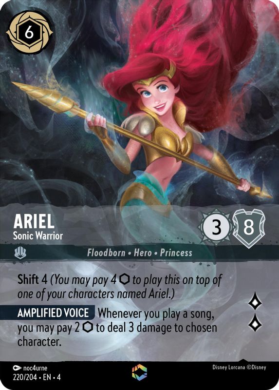 Ariel - Sonic Warrior (Enchanted) - 220/204 - Enchanted
