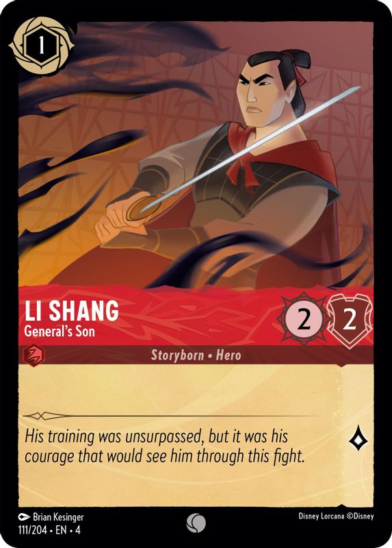 Li Shang - General's Son - 111/204 - Common