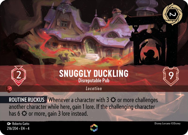 Snuggly Duckling - Disreputable Pub (Enchanted) - 216/204 - Enchanted