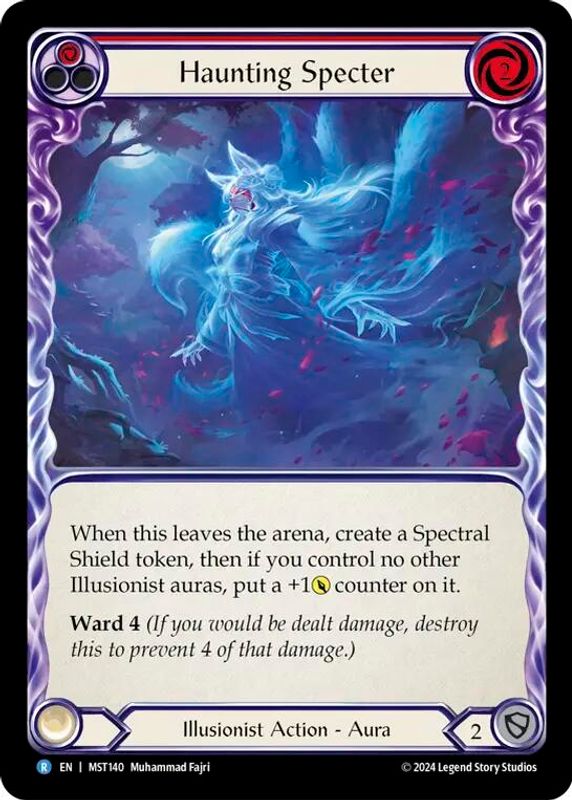 Haunting Specter (Red) - MST140 - Rare